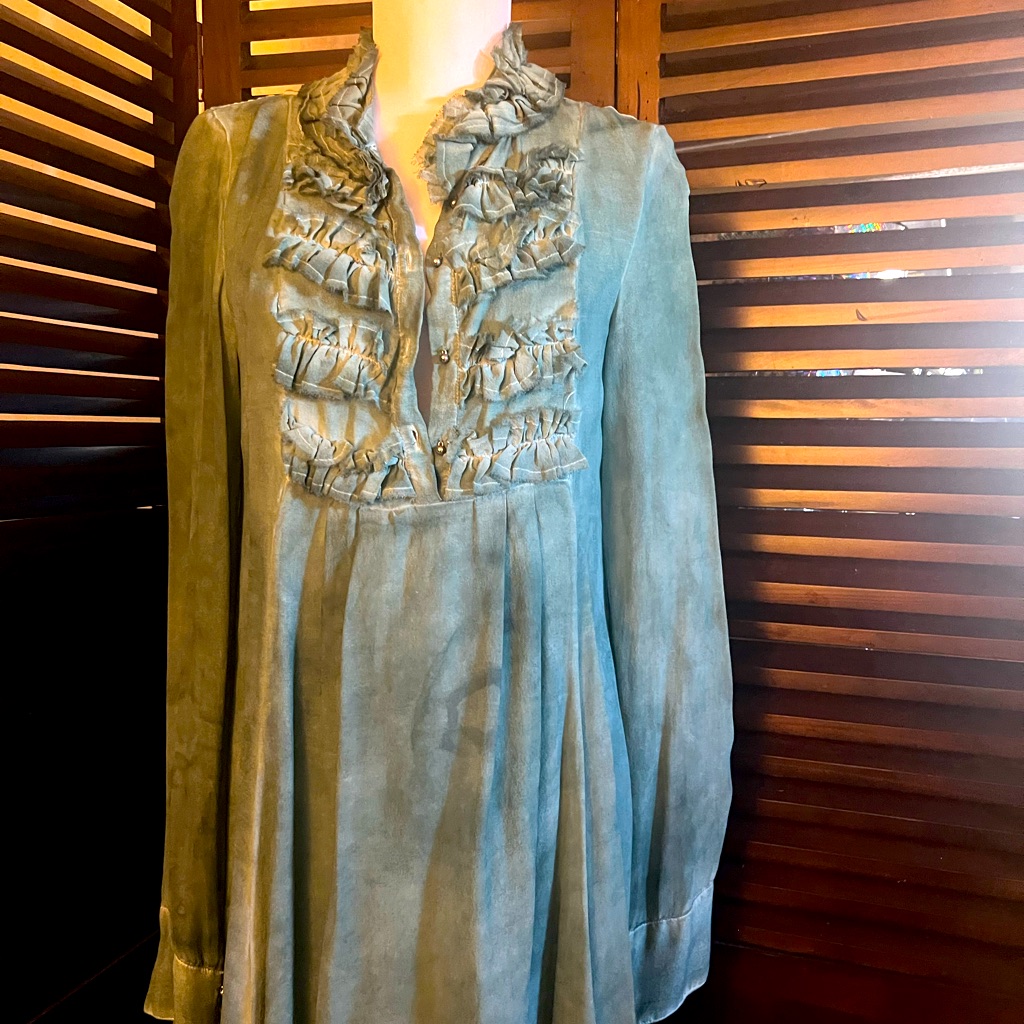 Patrizia Pepe Chiffon Tie-Die Dress!